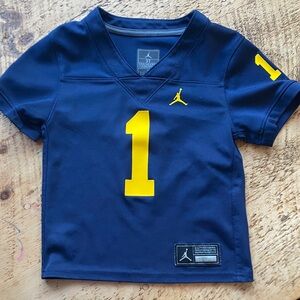 Jordan Kids' Michigan Football Jersey
